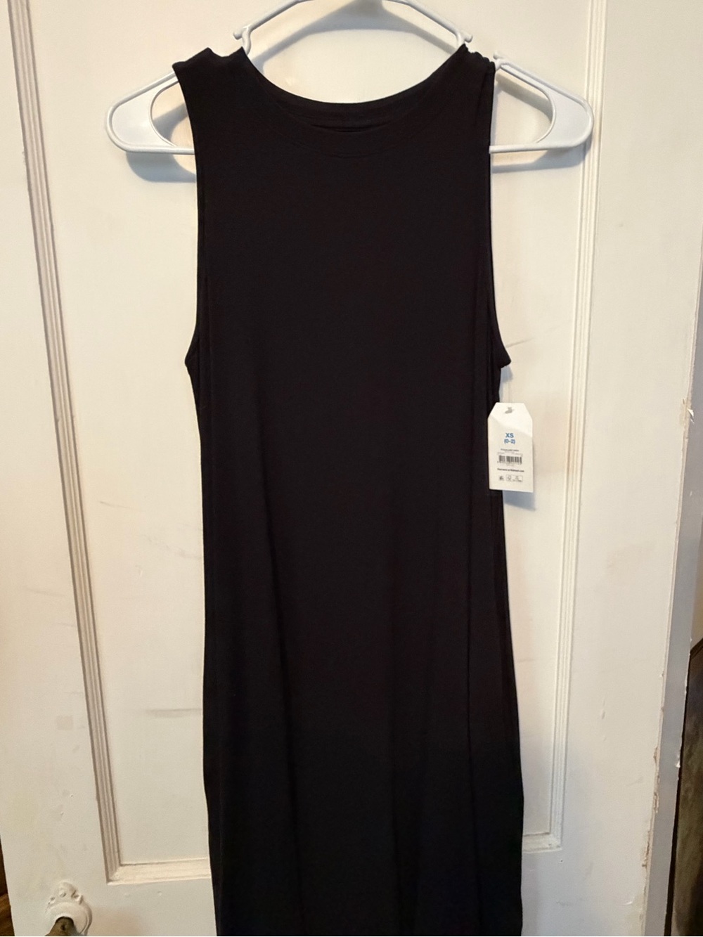 Time and Tru Classic Black Sleeveless Women’s Tank Dress